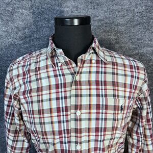 Polo Ralph Lauren Greggor Fit Button Down Red Plaid Long Sleeve Size Small Shirt